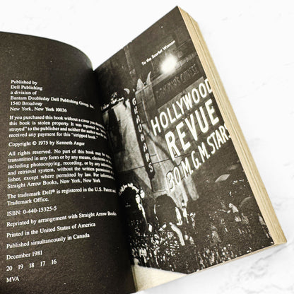 Hollywood Babylon by Kenneth Anger [FIRST MASS MARKET EDITION] 1981 • Dell