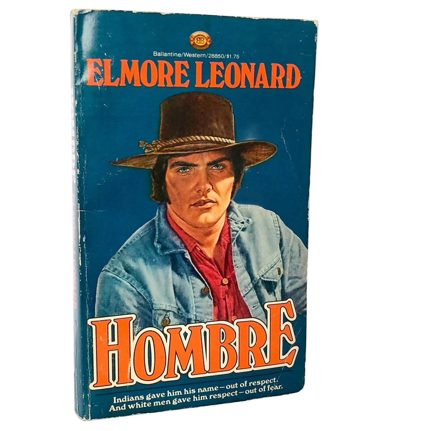 Hombre by Elmore Leonard [1980 PAPERBACK] • 6th Ballantine Print
