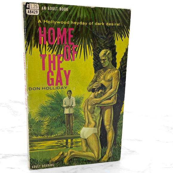 Home of the Gay by Don Holliday [GAY SLEAZE PAPERBACK] 1968 • Adult Books