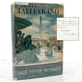 Hotel Talleyrand by Paul Hyde Bonner SIGNED! [FIRST EDITION] 1953 • Charles Scribner's Sons