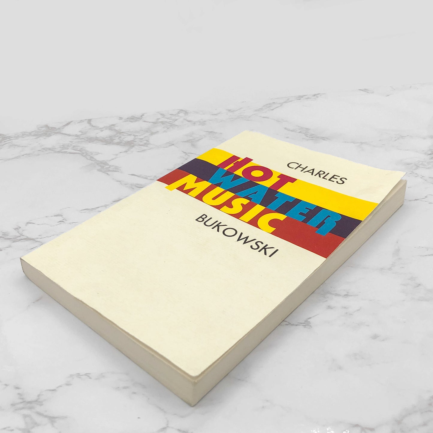 Hot Water Music by Charles Bukowski [TRADE PAPERBACK RE-ISSUE] 2002 • Ecco