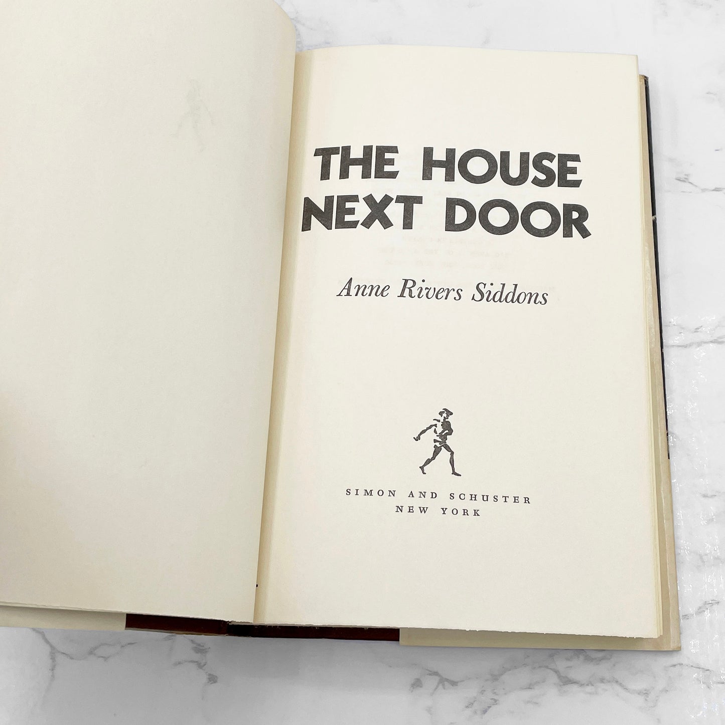 The House Next Door by Anne Rivers Siddons [1978 HARDCOVER] BCE • Simon & Schuster