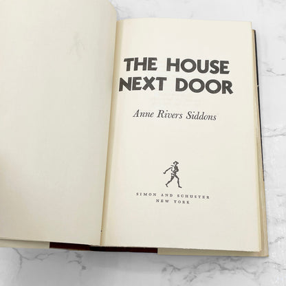 The House Next Door by Anne Rivers Siddons [1978 HARDCOVER] BCE • Simon & Schuster