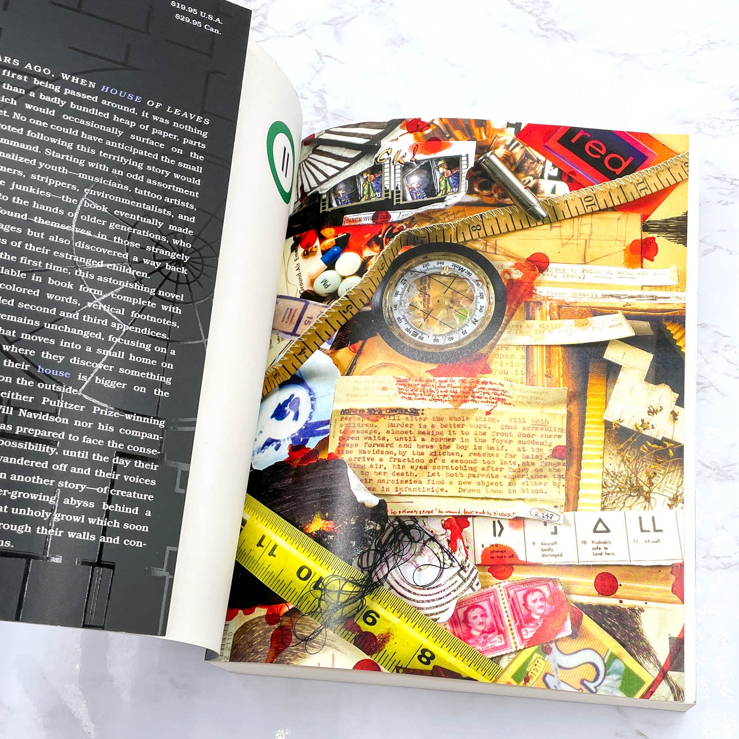 House of Leaves by Mark Z. Danielewski [REMASTERED FULL-COLOR EDITION] 2000  ❧ Pantheon Softcover