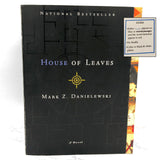 House of Leaves by Mark Z. Danielewski [2-COLOR EDITION / BLUE] 2000 • Pantheon Softcover