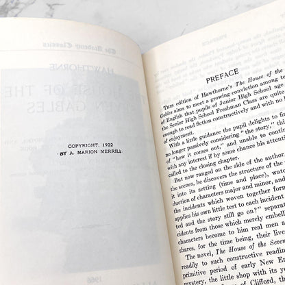 The House of the Seven Gables by Nathaniel Hawthorne [POCKET HARDCOVER] 1966 • Allyn & Bacon • Academy Classics