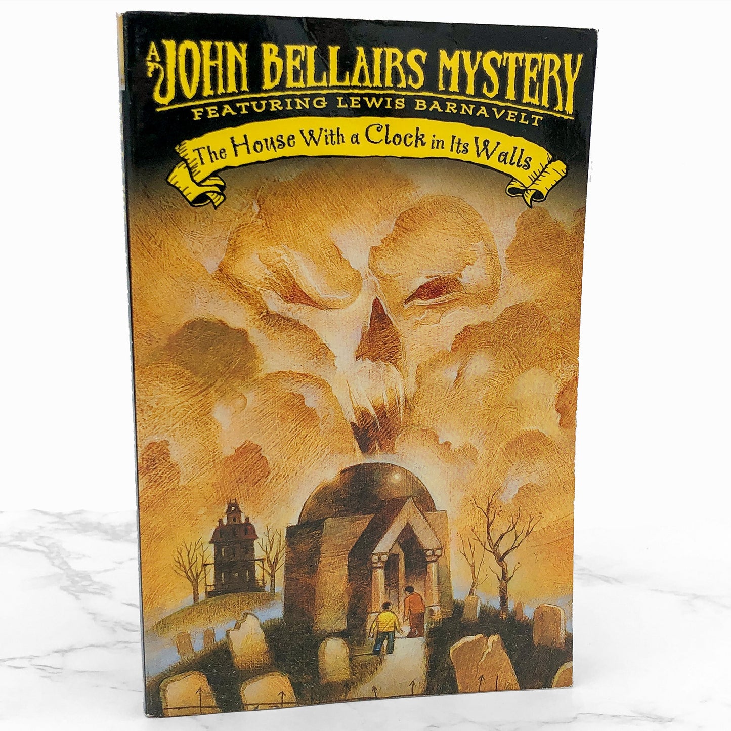 The House With A Clock in Its Walls by John Bellairs [TRADE PAPERBACK] 2002 • Puffin Books