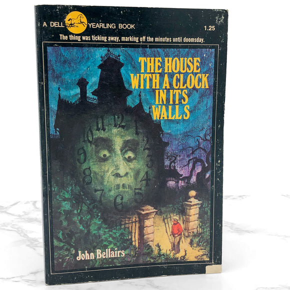 The House With A Clock in Its Walls by John Bellairs [FIRST PAPERBACK EDITION] 1975 • Dell•Yearling