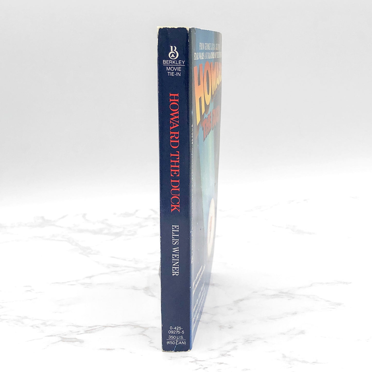 Howard The Duck by Ellis Weiner [MOVIE TIE-IN PAPERBACK] 1986 • Berkley