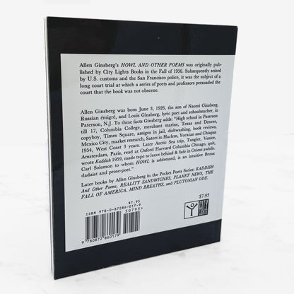 Howl and Other Poems by Allen Ginsberg [PAPERBACK RE-ISSUE] 2001 • City Lights