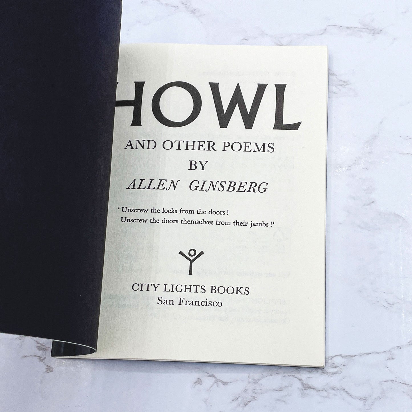 Howl and Other Poems by Allen Ginsberg [PAPERBACK RE-ISSUE] 2001 • City Lights