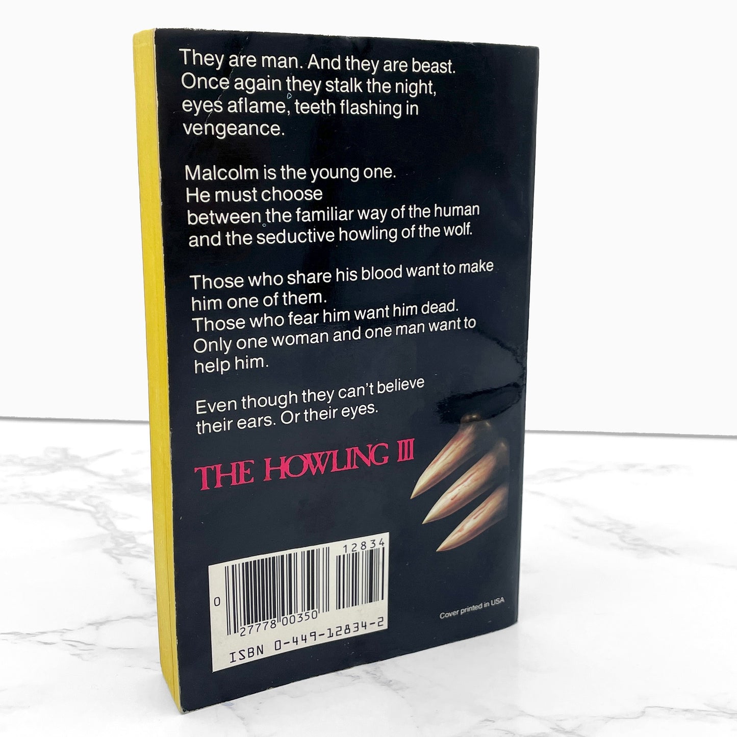 The Howling III by Gary Brandner [FIRST PAPERBACK PRINTING] 1985 • Fawcett