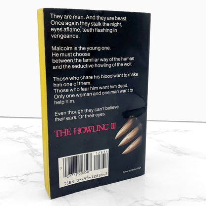 The Howling III by Gary Brandner [FIRST PAPERBACK PRINTING] 1985 • Fawcett