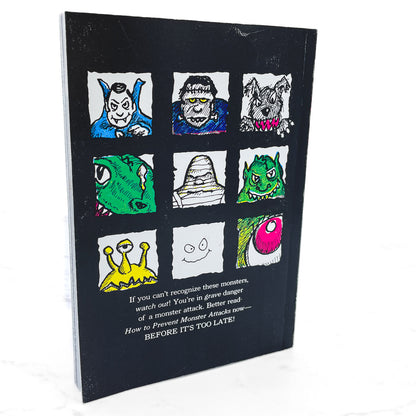 How to Prevent Monster Attacks by Dave Ross SIGNED + DOODLED! [PAPERBACK ADVANCE] 1984