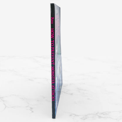 How to Prevent Monster Attacks by Dave Ross SIGNED + DOODLED! [PAPERBACK ADVANCE] 1984