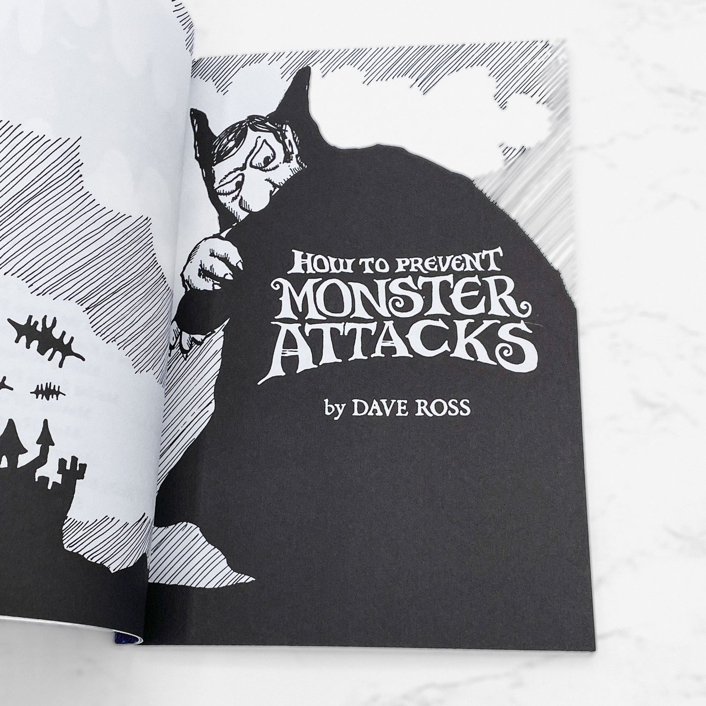 How to Prevent Monster Attacks by Dave Ross SIGNED + DOODLED! [PAPERBACK ADVANCE] 1984