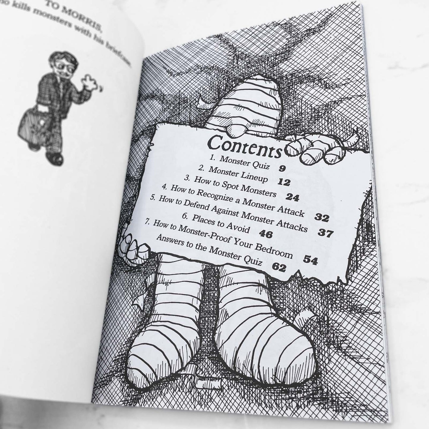 How to Prevent Monster Attacks by Dave Ross SIGNED + DOODLED! [PAPERBACK ADVANCE] 1984