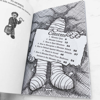 How to Prevent Monster Attacks by Dave Ross SIGNED + DOODLED! [PAPERBACK ADVANCE] 1984