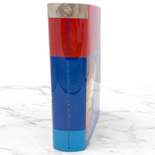 Harry Potter and the Goblet of Fire by J.K. Rowling [U.K. HARDCOVER RE-PRINT] 2003 • Bloomsbury