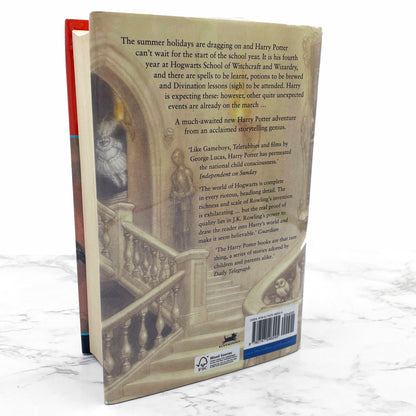 Harry Potter and the Goblet of Fire by J.K. Rowling [U.K. HARDCOVER RE-PRINT] 2003 • Bloomsbury