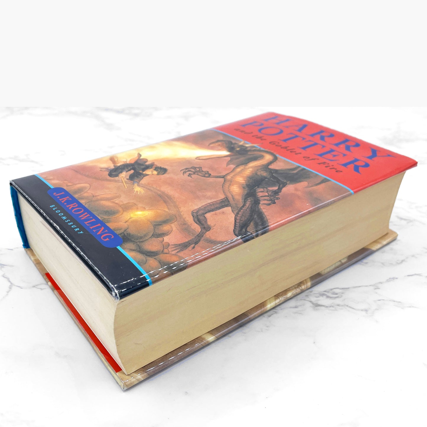 Harry Potter and the Goblet of Fire by J.K. Rowling [U.K. HARDCOVER RE-PRINT] 2003 • Bloomsbury