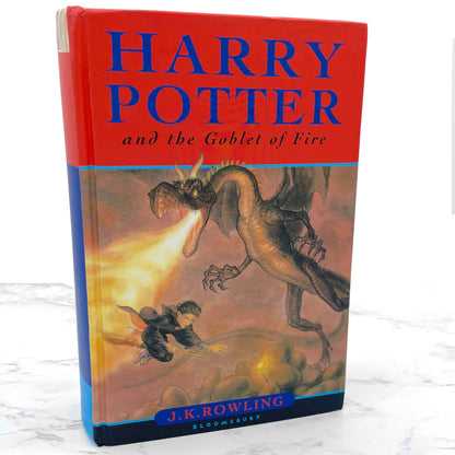 Harry Potter and the Goblet of Fire by J.K. Rowling [U.K. HARDCOVER RE-PRINT] 2003 • Bloomsbury