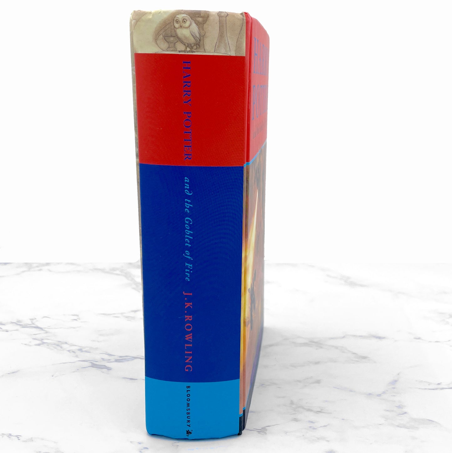 Harry Potter and the Goblet of Fire by J.K. Rowling [U.K. HARDCOVER RE-PRINT] 2003 • Bloomsbury