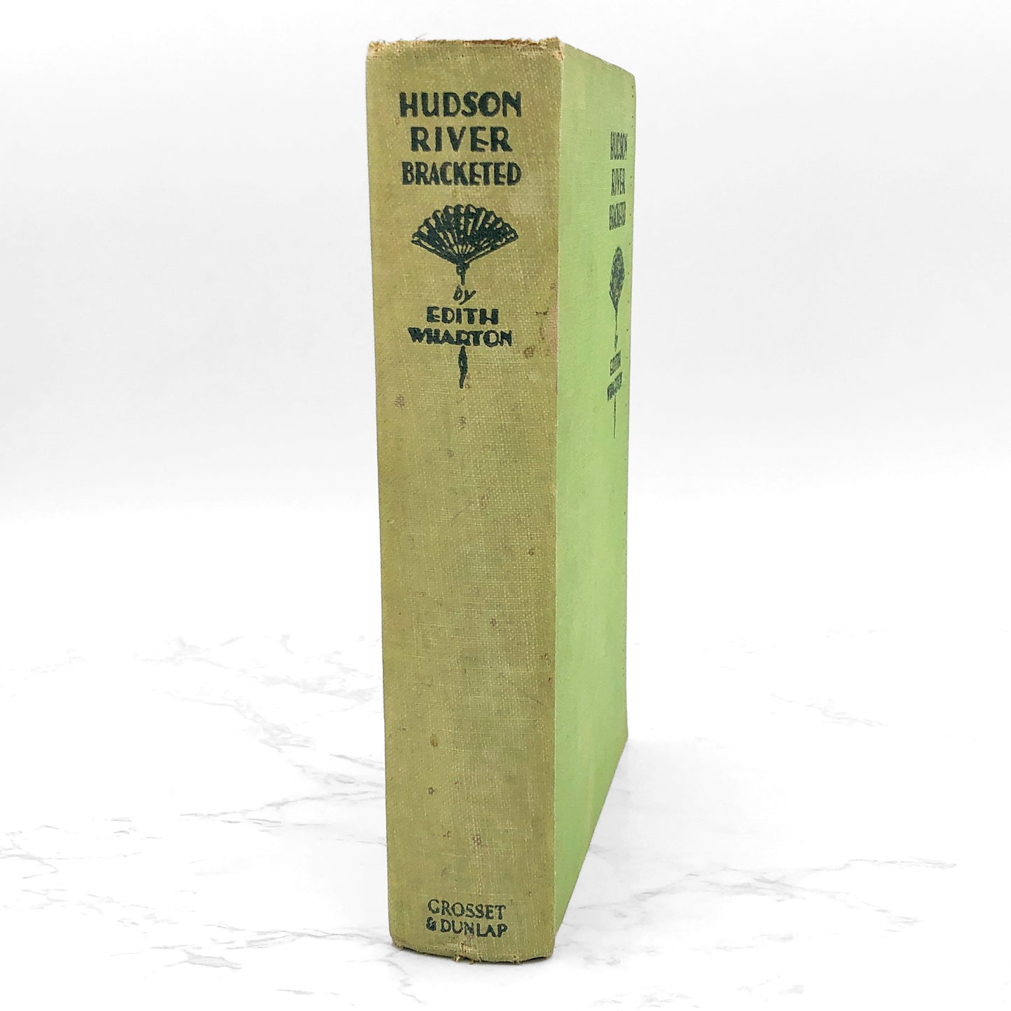 Hudson River Bracketed by Edith Wharton [ANTIQUE HARDCOVER] 1929 • Grosset & Dunlap