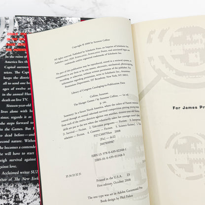The Hunger Games by Suzanne Collins [FIRST EDITION] 2008 • Scholastic