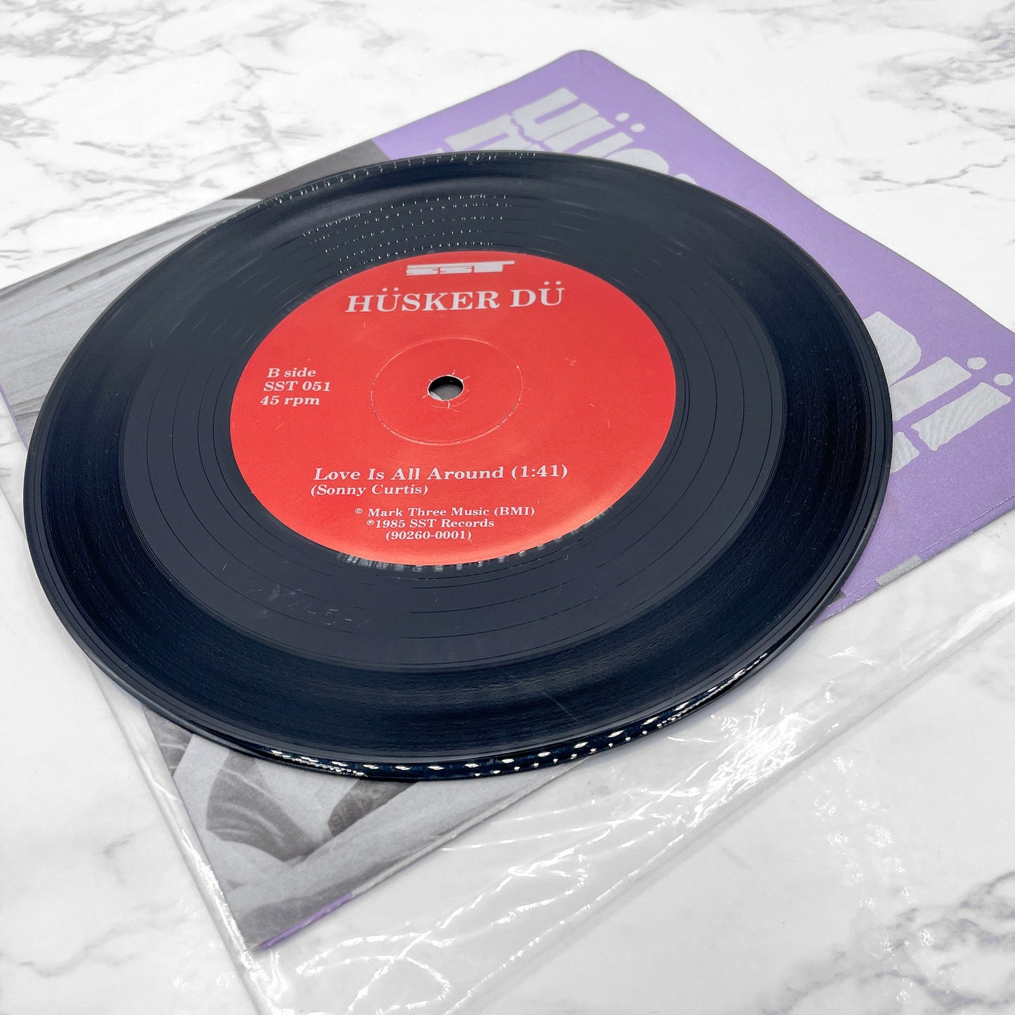 Hüsker Dü – Makes No Sense At All / Love Is All Around [7" VINYL SINGLE] 1985 • SST Records