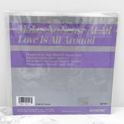 Hüsker Dü – Makes No Sense At All / Love Is All Around [7" VINYL SINGLE] 1985 • SST Records