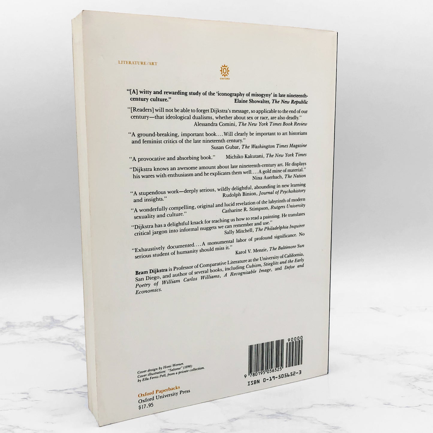 Idols of Perversity: Fantasies of Feminine Evil in Fin-de-Siècle Culture by Bram Dijkstra [FIRST PAPERBACK EDITION] 1988 • Oxford