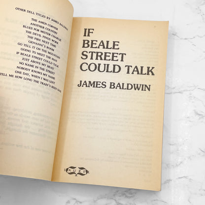 If Beale Street Could Talk by James Baldwin [1988 PAPERBACK] • Dell
