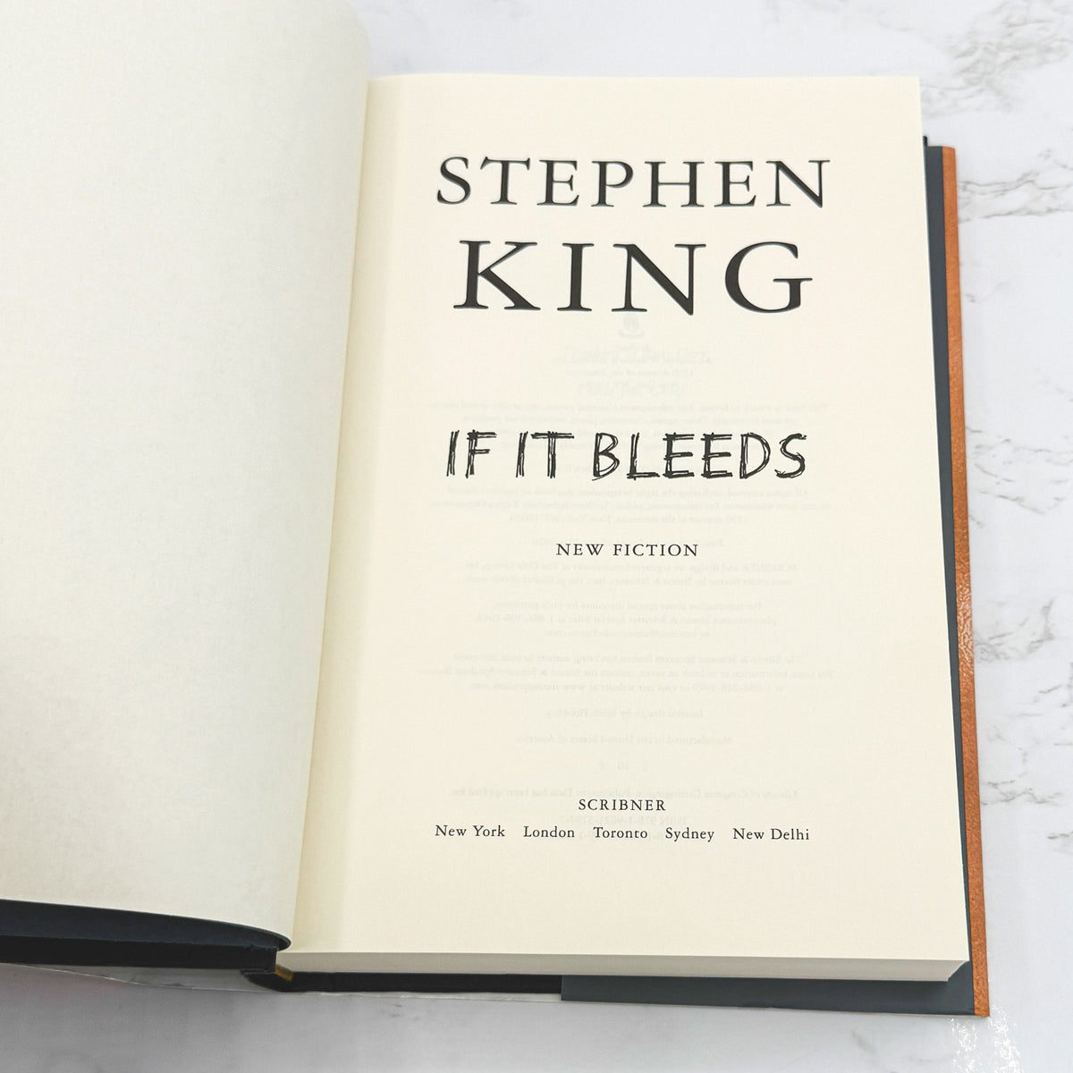 If It Bleeds by Stephen King [FIRST EDITION] 2020 • Scribner