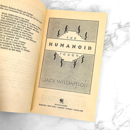 The Humanoid Touch by Jack Williamson [1985 PAPERBACK] • Bantam