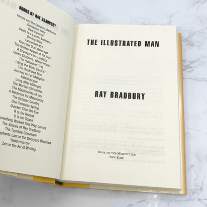 The Illustrated Man by Ray Bradbury [HARDCOVER RE-ISSUE] 2001 • BOMC