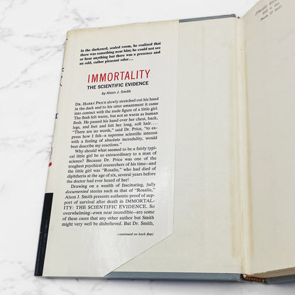 Immortality: The Scientific Evidence by Alson J. Smith [1954 HARDCOVER] BCE • Prentice-Hall