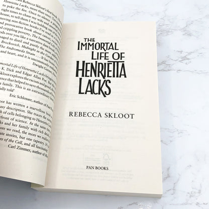 The Immortal Life of Henrietta Lacks by Rebecca Skloot [U.K TRADE PAPERBACK] 2011 • Pan
