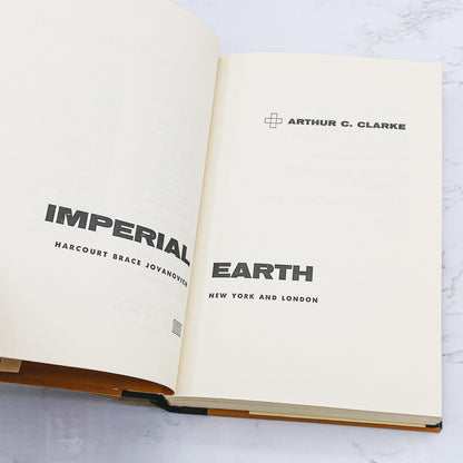 Imperial Earth by Arthur C. Clarke [FIRST EDITION] 1976 • Harcourt Brace Jovanovich