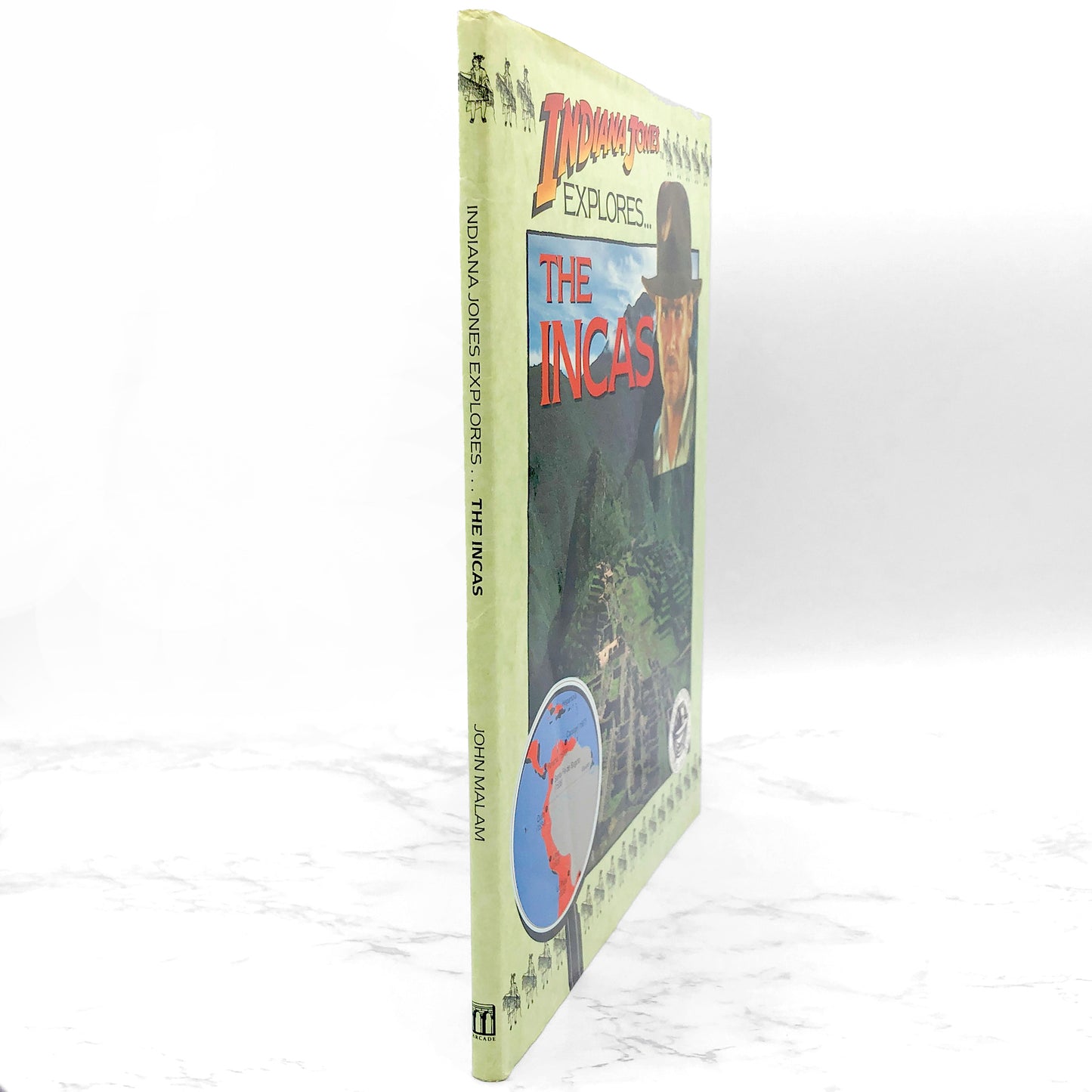 Indiana Jones Explores... The Incas by John Malam [FIRST EDITION] 1993 • Arcade
