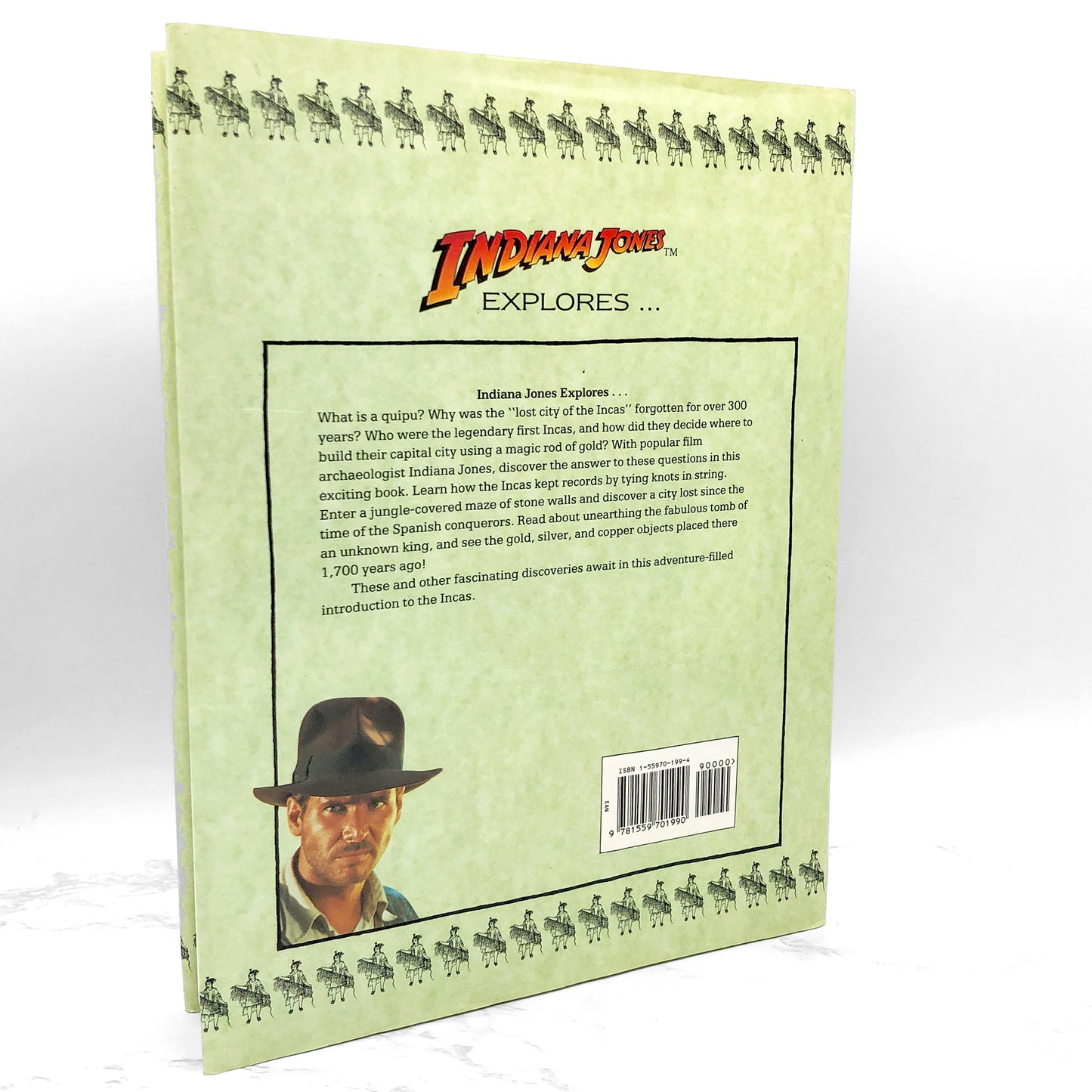 Indiana Jones Explores... The Incas by John Malam [FIRST EDITION] 1993 • Arcade