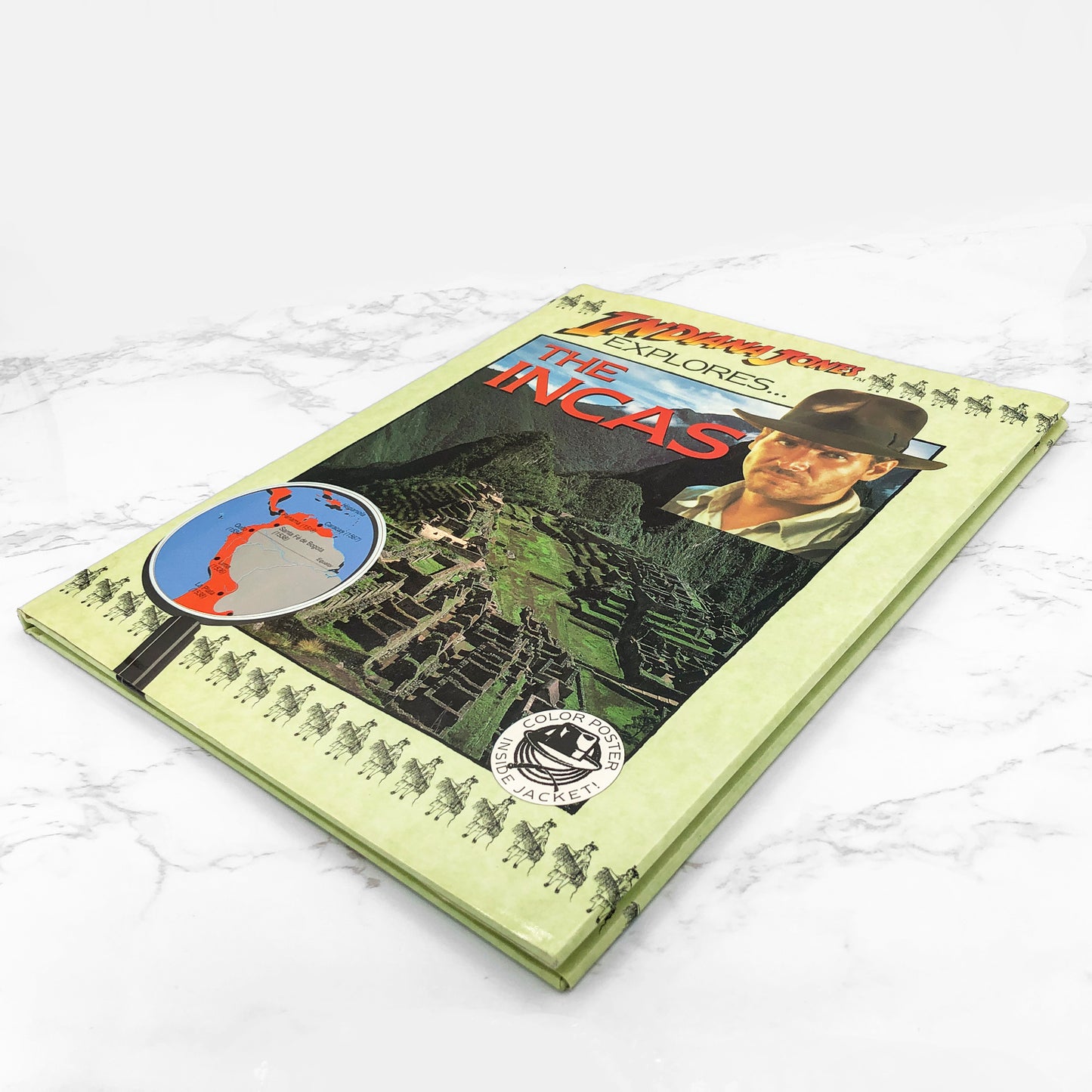 Indiana Jones Explores... The Incas by John Malam [FIRST EDITION] 1993 • Arcade