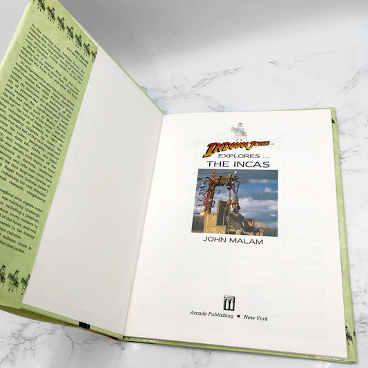 Indiana Jones Explores... The Incas by John Malam [FIRST EDITION] 1993 • Arcade