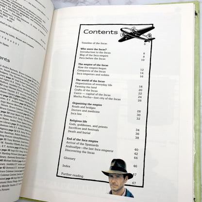 Indiana Jones Explores... The Incas by John Malam [FIRST EDITION] 1993 • Arcade