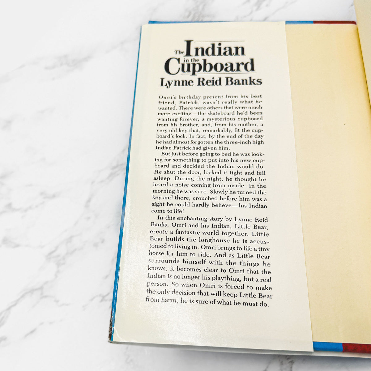 The Indian in the Cupboard by Lynne Reid Banks [FIRST BOOK CLUB EDITION] 1981 • Doubleday