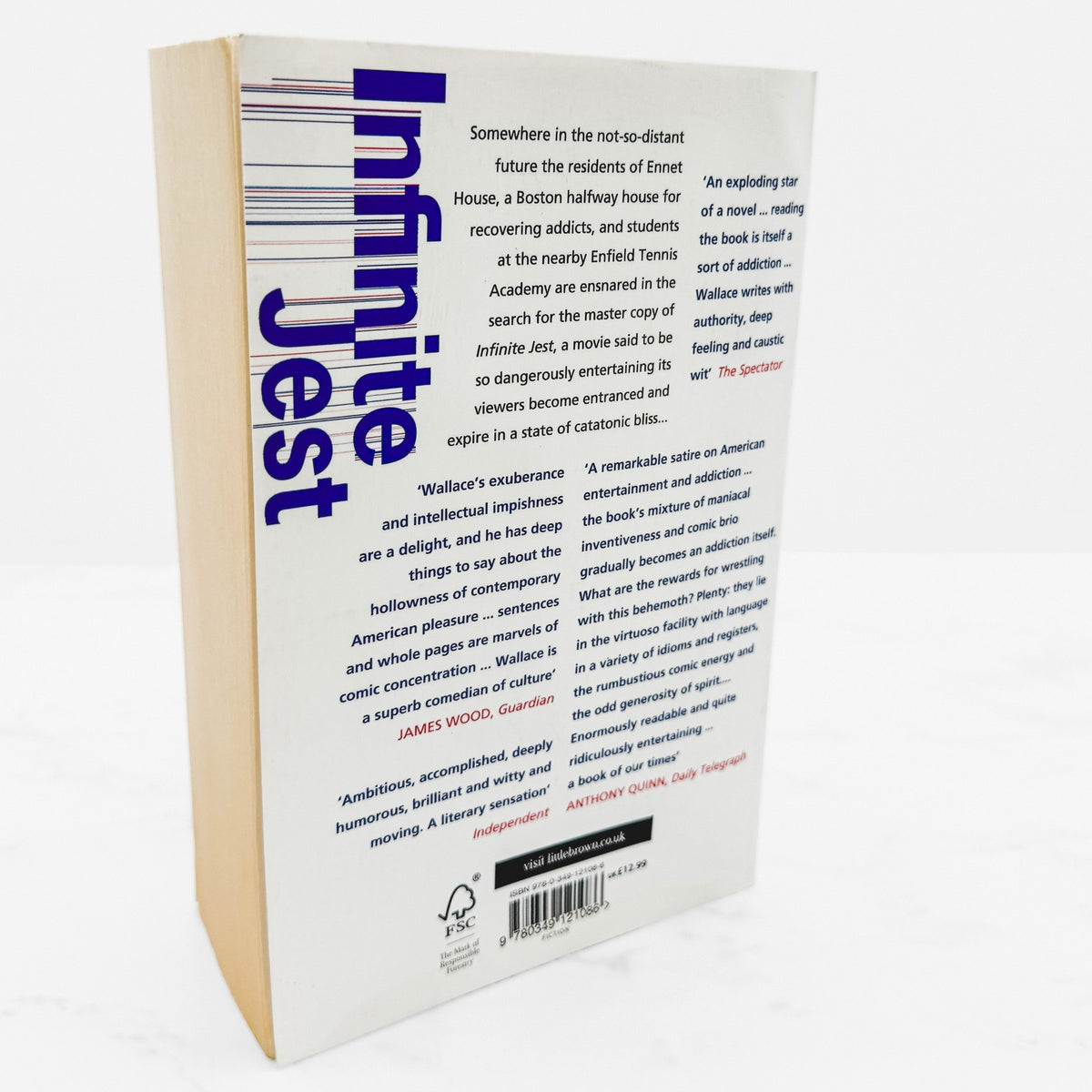 Infinite Jest by David Foster Wallace [U.K. TRADE PAPERBACK] 2008 • Abacus *Condition