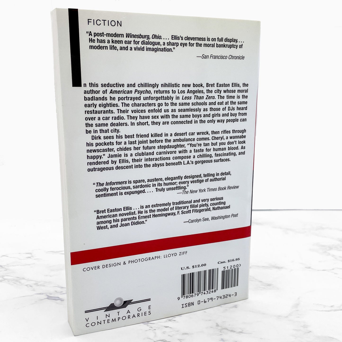 The Informers by Bret Easton Ellis [FIRST PAPERBACK EDITION] 1995 • Vintage Contemporaries