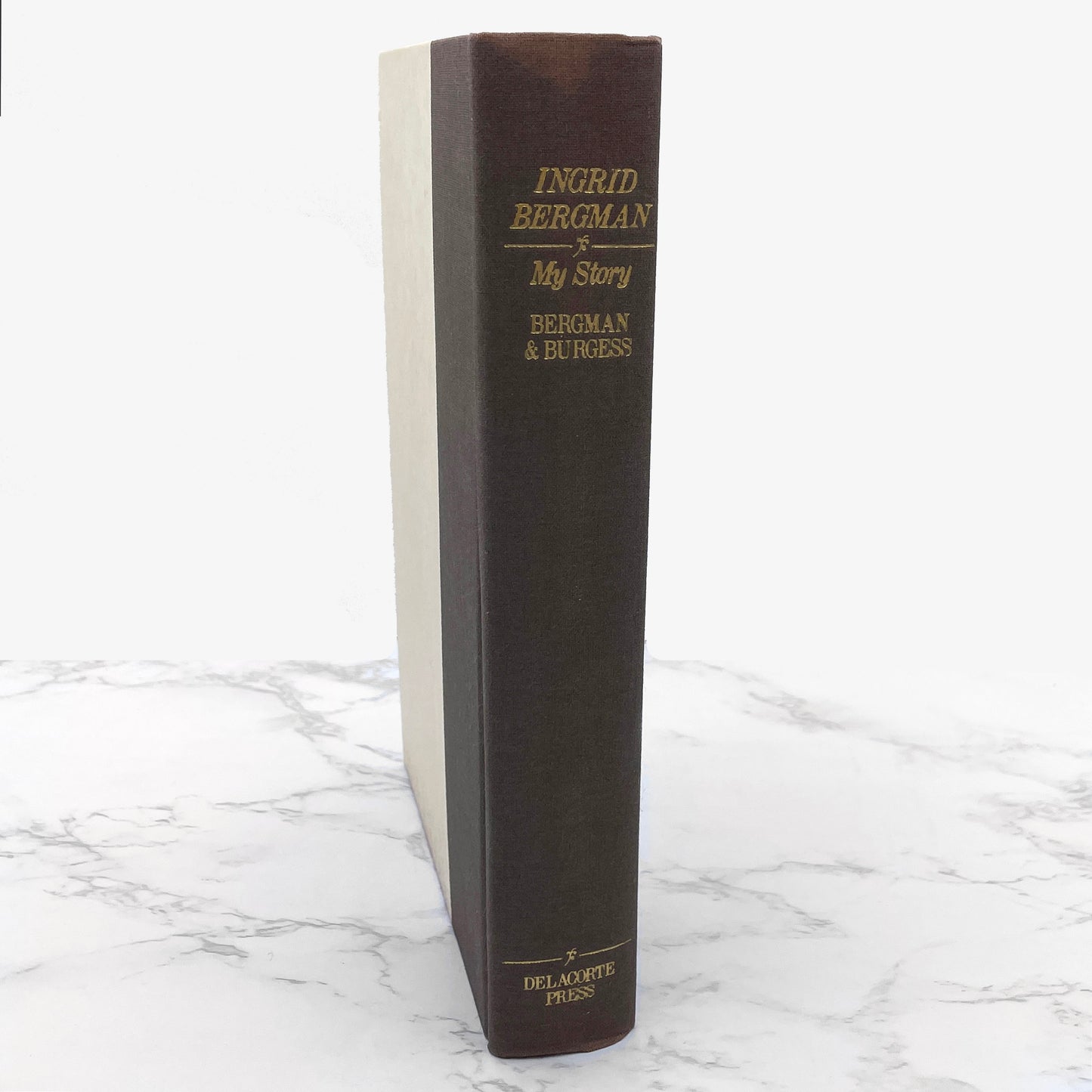 My Story by Ingrid Bergman [FIRST EDITION • FIRST PRINTING] 1980 • Delacorte