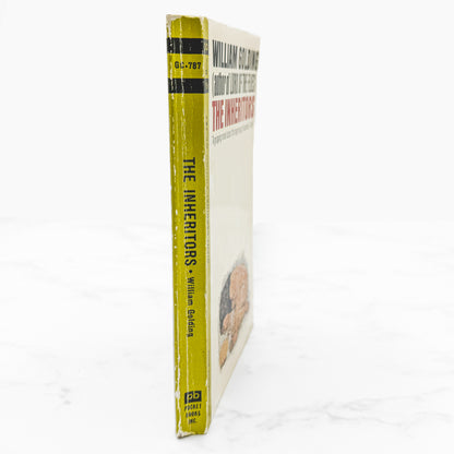 The Inheritors by William Golding [FIRST PAPERBACK PRINTING] 1963 • Pocket Giant Cardinal