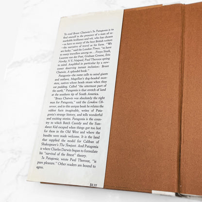 In Patagonia by Bruce Chatwin [FIRST EDITION] 1977 • Summit Books